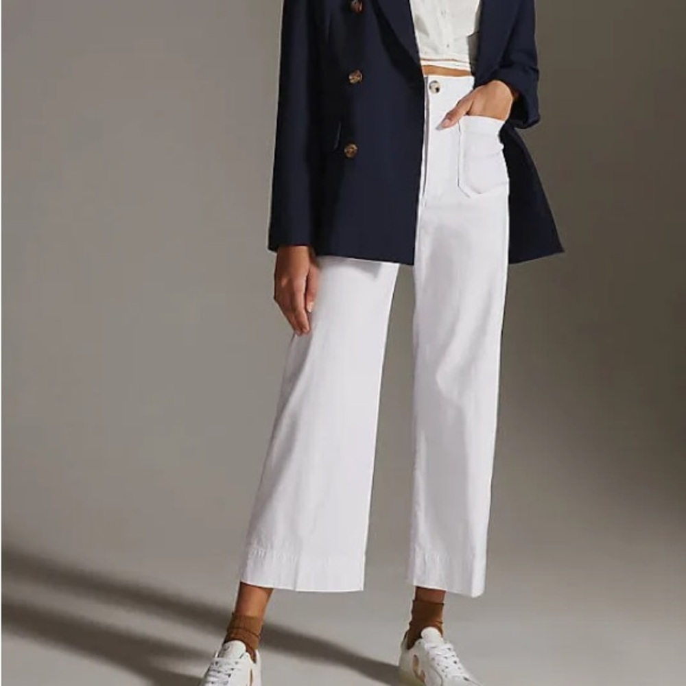 Anthropologie white Colette Maeve pants. NWOT